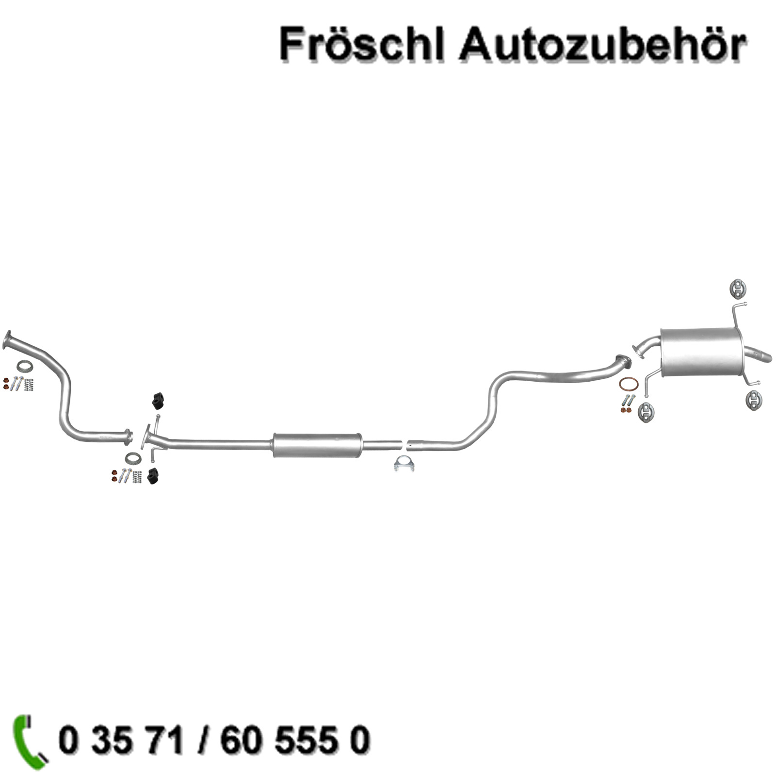 für Suzuki Swift IV 1,2 FZ NZ Hosenrohr Mitteltopf Endtopf Auspuff Anbausatz ## - Imagen 1 de 12