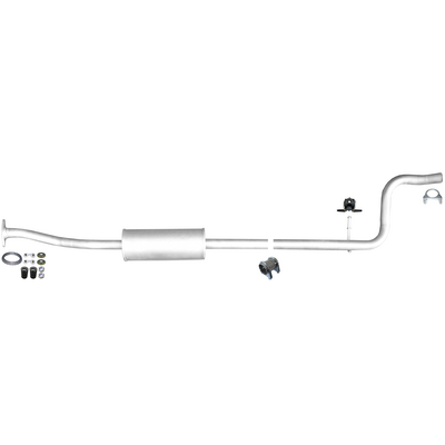 für Citroen C2 Peugeot 1007 1,6 VTS Mitteltopf Auspuffanlage mit Anbausatz b*