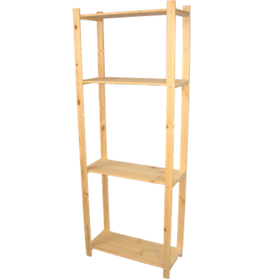 stabiles Holzregal für Lager Büro Archiv Konserven Schuhe Regal